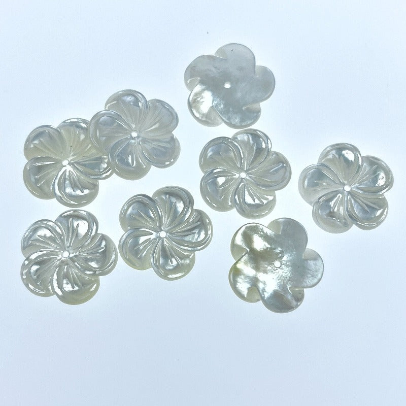 Buy Topical Flower White Mother Of Pearl NaturalPearlStore.com