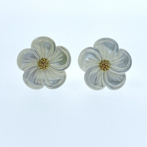 Buy Topical Flower White Mother Of Pearl NaturalPearlStore.com