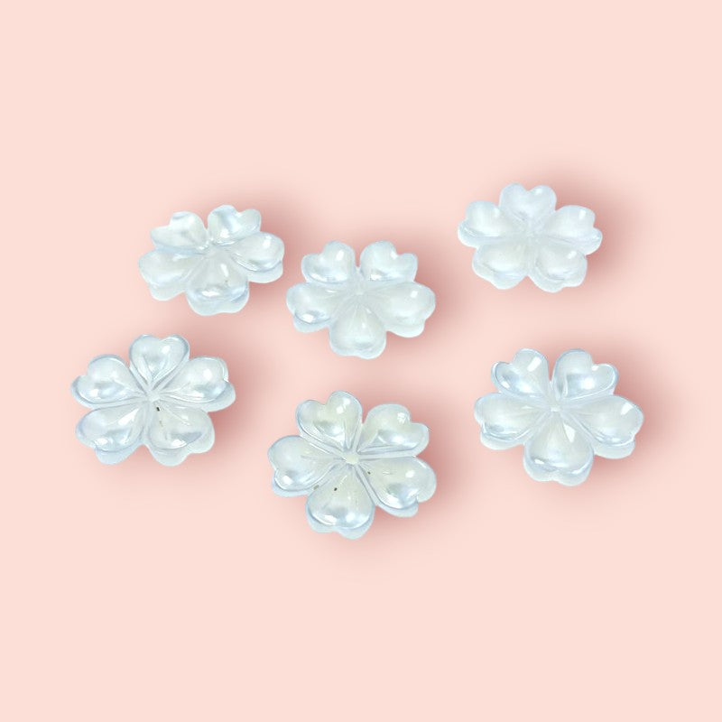 Buy Flower Beads White Mother Of Pearl BestBeadSupply.com