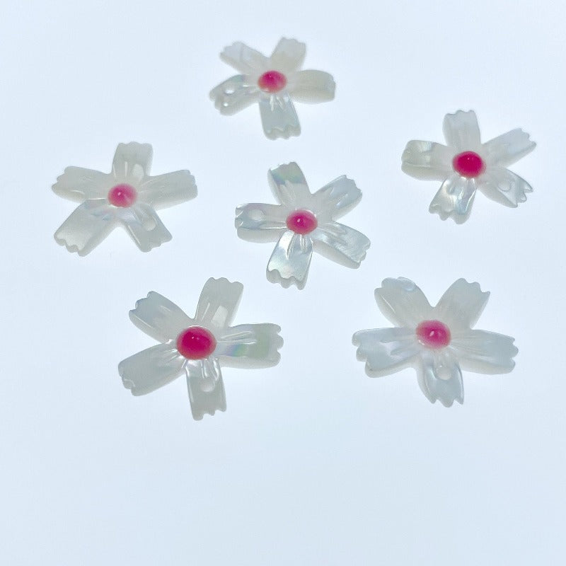 Buy Flower Beads White Mother Of Pearl WM-0186 At BestBeadSupply.com