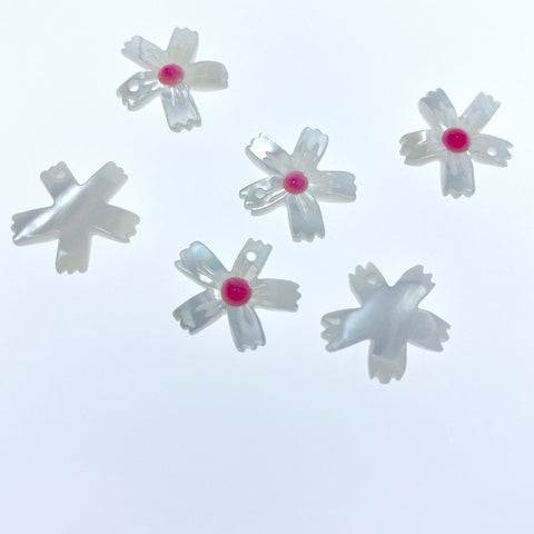 Buy Flower Beads White Mother Of Pearl WM-0186 At BestBeadSupply.com